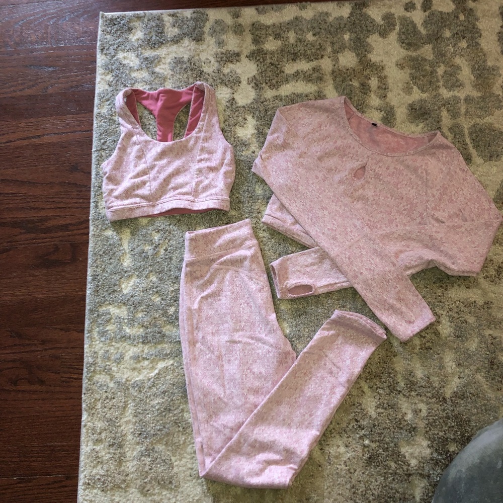 Light Pink Gymshark Set